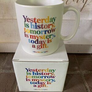 New Quotable 14oz Ceramic Mug - TODAY IS A GIFT